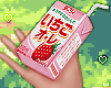 ⁘ strawberry milk hand