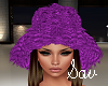 Purple Fur Hat