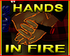 Hands in fire