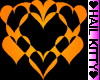 Heart Hearts (Orange)