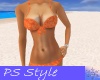 PS Orange Floral Bikini