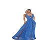 blue elegant dress