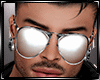Aviator Silver Glasses M