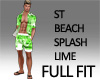 ST BEACH SPLASH LIME