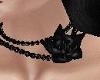 ~T~Black Rose Necklace