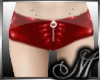 !M PVC Shorts Muse Red