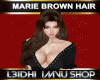 Marie brown hair