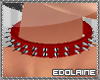 E~ Spike Red Collar