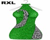 RXL Glitter Dress Green