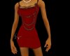 CA Red Dk Mini! Dress