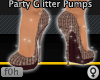 f0h Party Glitter Pumps