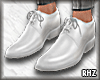 !R Leather White shoes
