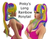 Pinky'sLngRainbowPnytail
