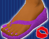 [LF] Purple Flip Flops