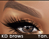 Y: KD brows | thick