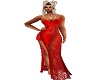 ASL Red Lace Gown