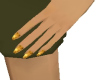 Gold Shiny Nails