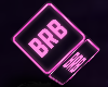 Neon BRB Head Sign Pk