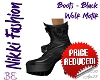 Black Wolf Ankle Boots