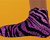 Rose Tiger Stripe Slippers (F)