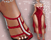 Red Elegante Sandals