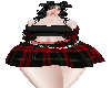 FB Kawai Skirt Plaid Red