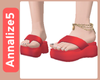 Summer RedRush Slip On