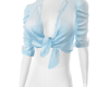 Baby Blue Knot Top