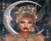 Moon Green Glitter