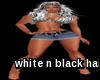 White N Black Hair