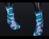 Cow Teal Socks (2)