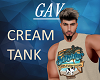 CREAM SALTWATER TANK