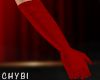 C~Red Cabaret Gloves