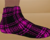 Pink Slippers Plaid (M)