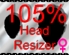 *M* Head Resizer 105%