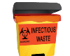 Bio Hazard Waste Can