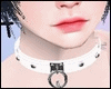 *Y* White Chain Collar