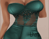 Lace catsuit teal