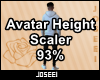 Avatar Height Scale 93%