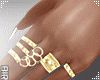 gold nail polish ring