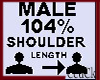 ₢ Shoulder 104% M