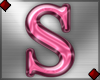 Pink Letter S