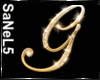 IO-Gold Sparkle Letter-G