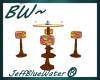 BW~Flower Power table