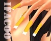 French Nails Yellow