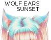 Wolf Ears in Sunset