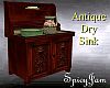 Antique Dry Sink Green