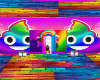 Rainbow poop room