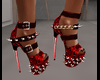Red Horned n Spiked shoe