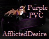 Purple PVC Cuddle Chaise
